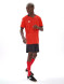 Футбольная форма KELME Short-Sleeved Football Suit (Red/Black)