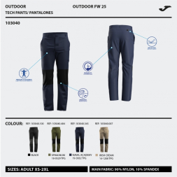 PANTALÓN LARGO EXPLORER NEGRO