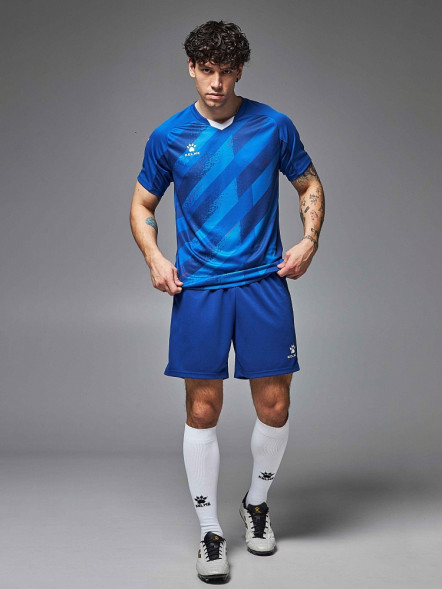 Футбольная форма KELME Short Sleeve Football Suit Blue