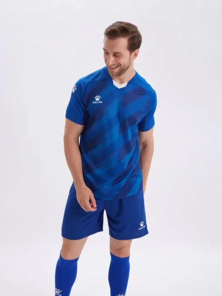 Форма футбольная KELME SHORT SLEEVE FOOTBALL SUIT Blue