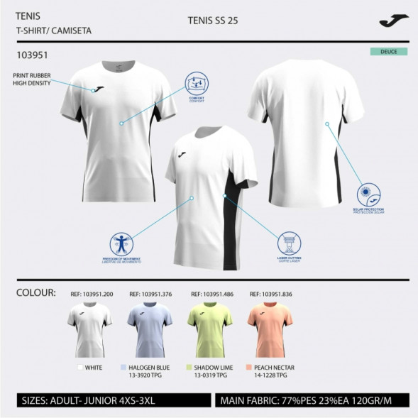 Футболка для тенниса JOMA CHALLENGE