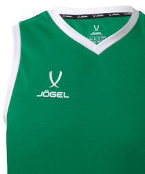 Майка баскетбольная JOGEL CAMP Basic, зеленый, детский