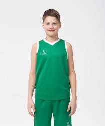 Майка баскетбольная JOGEL CAMP Basic, зеленый, детский