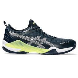 Кроссовки волейб. муж. ASICS Blast FF3 1071A076 401,р.10(рос.42,5),текстиль,кожзам, темно-синий