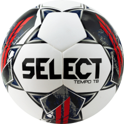 Мяч футб. SELECT Tempo TB V23, 0574060001, р.4, FIFA Basic, 32пан, ПУ, термосш, бело-сине-красный