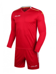 Детская футбольная форма KELME Long Sleeve Football Set (Kid) Red