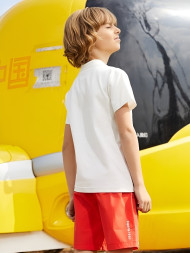 Детская футболка KELME Boys Short Sleeve T-Shirt White