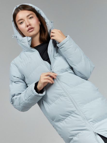Пуховик FN Snowfall Long Grey