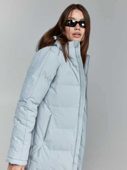 Пуховик FN Snowfall Long Grey