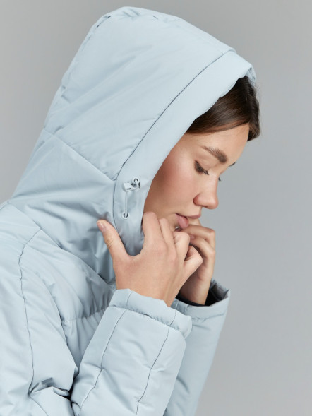 Пуховик FN Snowfall Long Grey