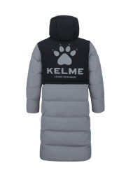 Пуховик KELME Long Down Jacket Grey