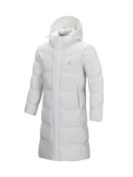 Пуховик KELME Long Down Jacket (Hooded) White
