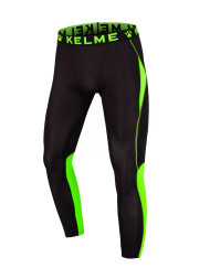 Термобелье низ KELME Men Tight Trousers (Black/Light Green)