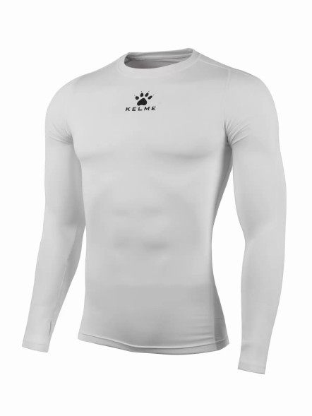 Термобелье (верх) утепленное KELME Men's Long Sleeve T-Shirt White