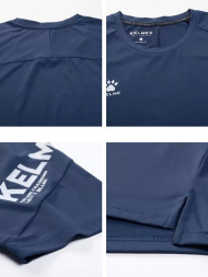 Футболка KELME Round Neck Short Sleeve T-Shirt Dark Blue
