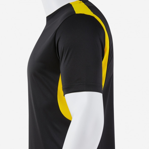 ФУТБОЛКА С КОРОТКИМ РУКАВОМ WINNER IV ЧЕРНЫЙ ЖЕЛТЫЙ