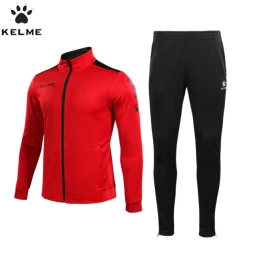 Детский спортивный костюм KELME Tracksuit (Red/Black)