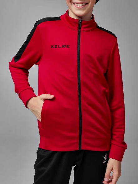 Детский спортивный костюм KELME Tracksuit (Red/Black)
