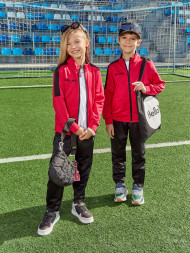 Детский спортивный костюм KELME Tracksuit (Red/Black)