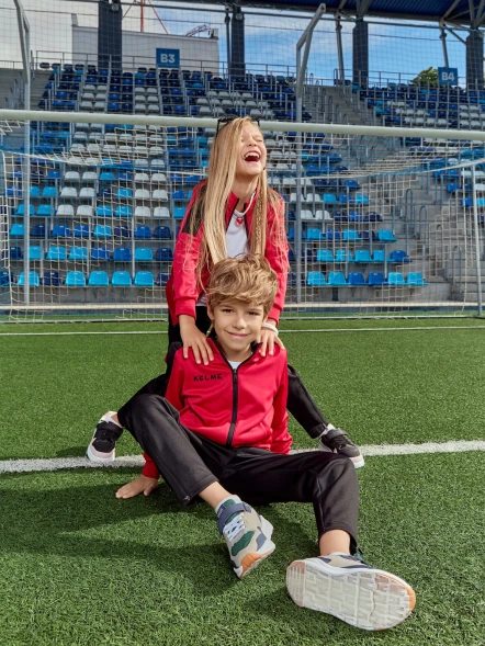 Детский спортивный костюм KELME Tracksuit (Red/Black)