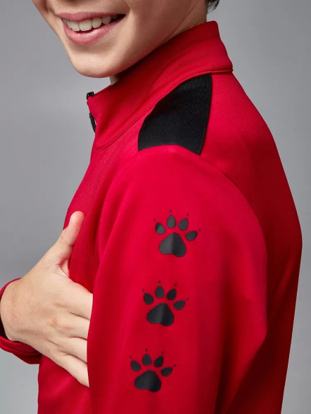 Детский спортивный костюм KELME Tracksuit (Red/Black)