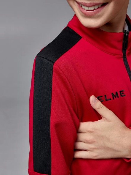 Детский спортивный костюм KELME Tracksuit (Red/Black)