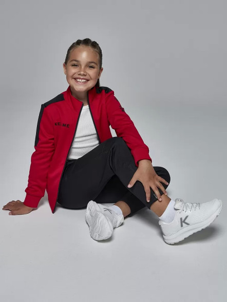 Детский спортивный костюм KELME Tracksuit (Red/Black)
