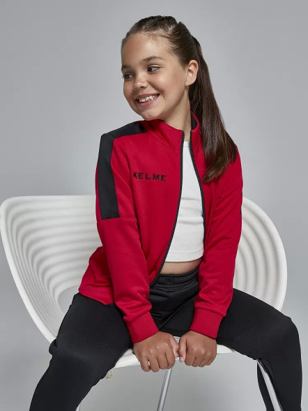 Детский спортивный костюм KELME Tracksuit (Red/Black)