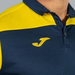 Поло JOMA HOBBY Темно синий-желтый