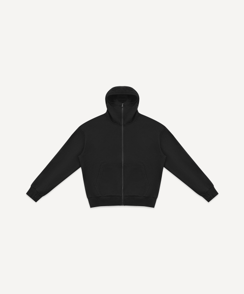 Худи на молнии JOGEL Power Inside Zip Hoodie Oversize Fit, черный