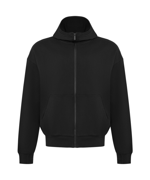 Худи на молнии JOGEL Power Inside Zip Hoodie Oversize Fit, черный