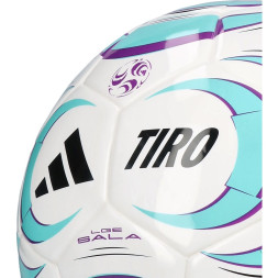 Мяч футзал. ADIDAS Tiro League Sala JW1526, р.4, FIFA Basic, 32 пан, ТПУ, термосш., бело-бирюз-фиол