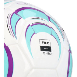 Мяч футзал. ADIDAS Tiro League Sala JW1526, р.4, FIFA Basic, 32 пан, ТПУ, термосш., бело-бирюз-фиол