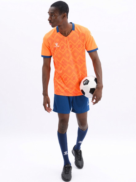 Футбольная форма KELME Short-Sleeved Football Suit (Orange/Blue)