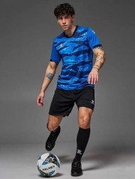 Футбольная форма KELME Short Sleeve Football Suit (Blue/Black)