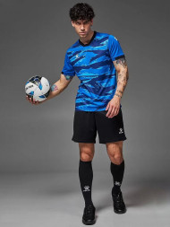 Футбольная форма KELME Short Sleeve Football Suit (Blue/Black)