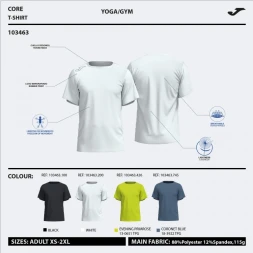 CAMISETA MANGA CORTA INDOOR GYM  