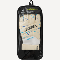 Перчатки вратарские JOGEL Legend UL4 Aqua Roll Negative, белый