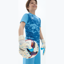 Перчатки вратарские JOGEL Legend UL4 Aqua Roll Negative, белый