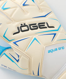 Перчатки вратарские JOGEL Legend UL4 Aqua Roll Negative, белый