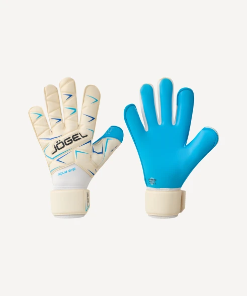 Перчатки вратарские JOGEL Legend UL4 Aqua Roll Negative, белый