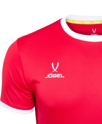 Футболка футбольная JOGEL CAMP Origin, красный/белый, детский