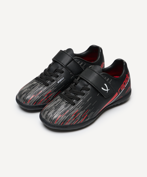 БЕЗ УПАКОВКИ Бутсы многошиповые JOGEL Rapido TF Black/grey, детский