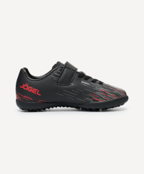 БЕЗ УПАКОВКИ Бутсы многошиповые JOGEL Rapido TF Black/grey, детский