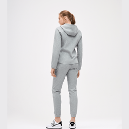 Худи на молнии женское JÖGEL ESSENTIAL Athlete Hooded FZ Jacket W, серый