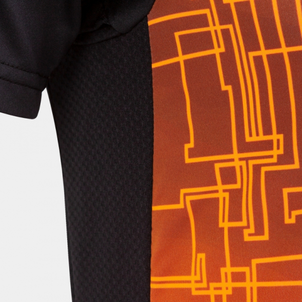 Футболка с коротким рукавом ELITE VIII Черный-оранжевый