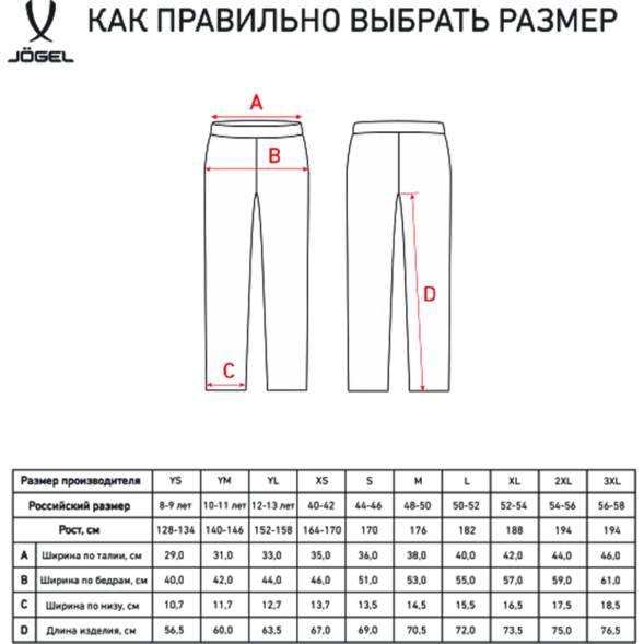 Брюки тренировочные JÖGEL CAMP Tapered Training Pants, темно-синий