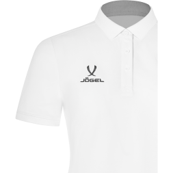 Поло женское JÖGEL PREMIER PerFormDRY CVC Polo W, белый