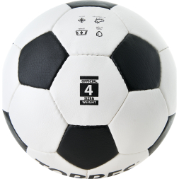 Мяч футб. TORRES Main Stream, F30184,р.4, 32 пан. ПУ, 4 под. слоя, руч. сшив., бело-черный