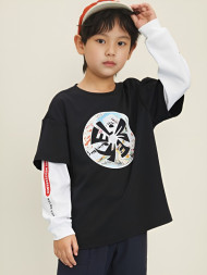 Детский лонгслив KELME Long Sleeve T-Shirt Black